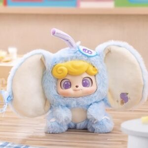 Adorable Blue Elephant Plush Toy